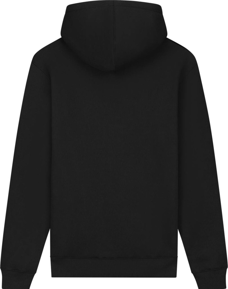 Heren Quotrell | Quotrell Atelier Milano Chain Hoodie | Black/White Zwart