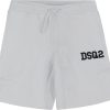 Kids Dsquared2 Shorts | Dsquared2 Logo Sweatshorts Wit