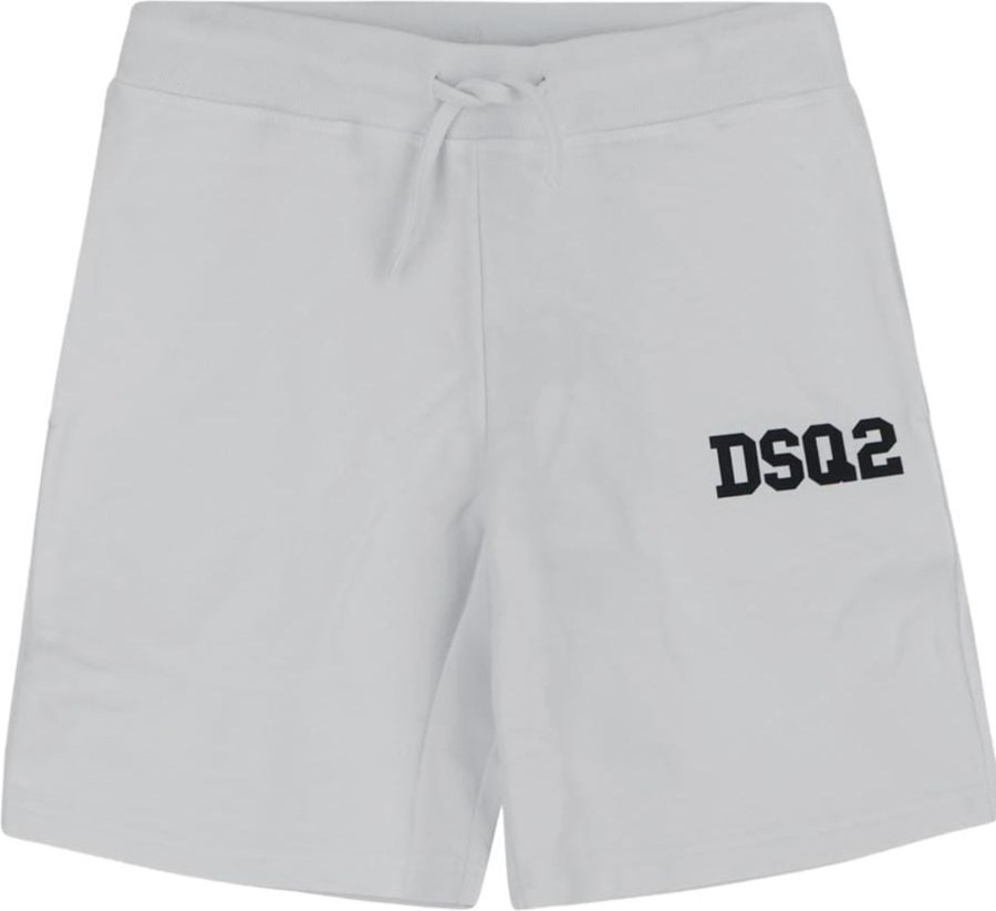 Kids Dsquared2 Shorts | Dsquared2 Logo Sweatshorts Wit