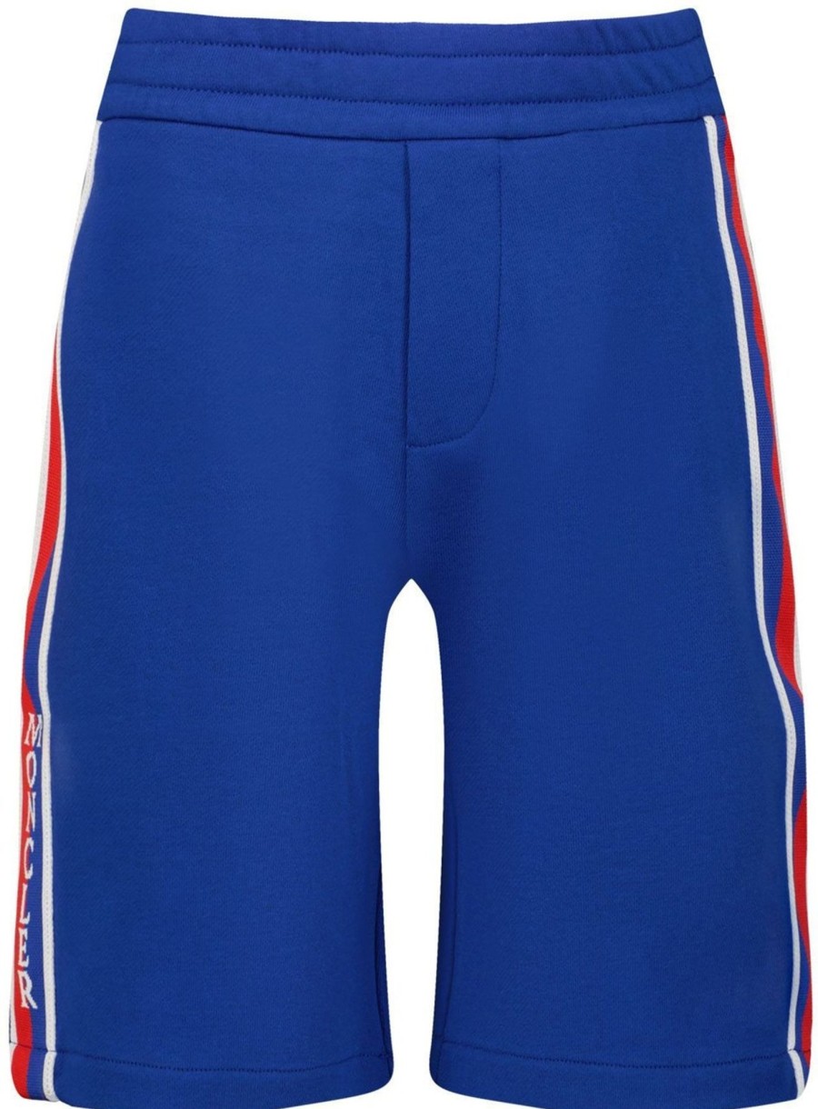 Kids Moncler Shorts | Moncler Moncler 8H00015 809Ag Kinder Shorts Cobalt Blauw Blauw