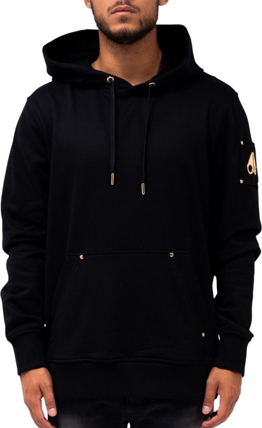 Heren Moose Knuckles | Moose Knuckles Martense Hoodie Zwart