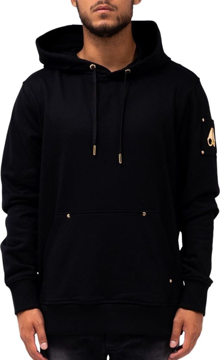 Heren Moose Knuckles | Moose Knuckles Martense Hoodie Zwart