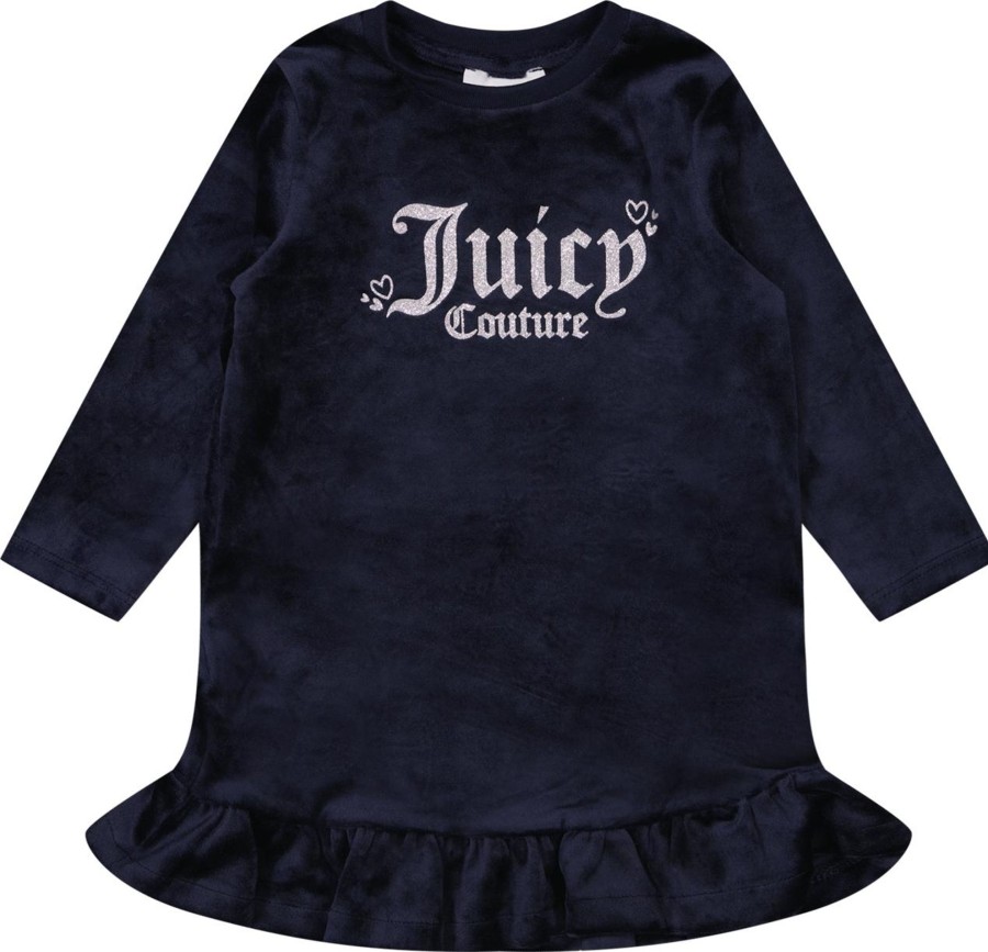 Kids Iceberg Jurken | Iceberg Juicy Couture Baby Meisjes Jurkje Navy Blauw