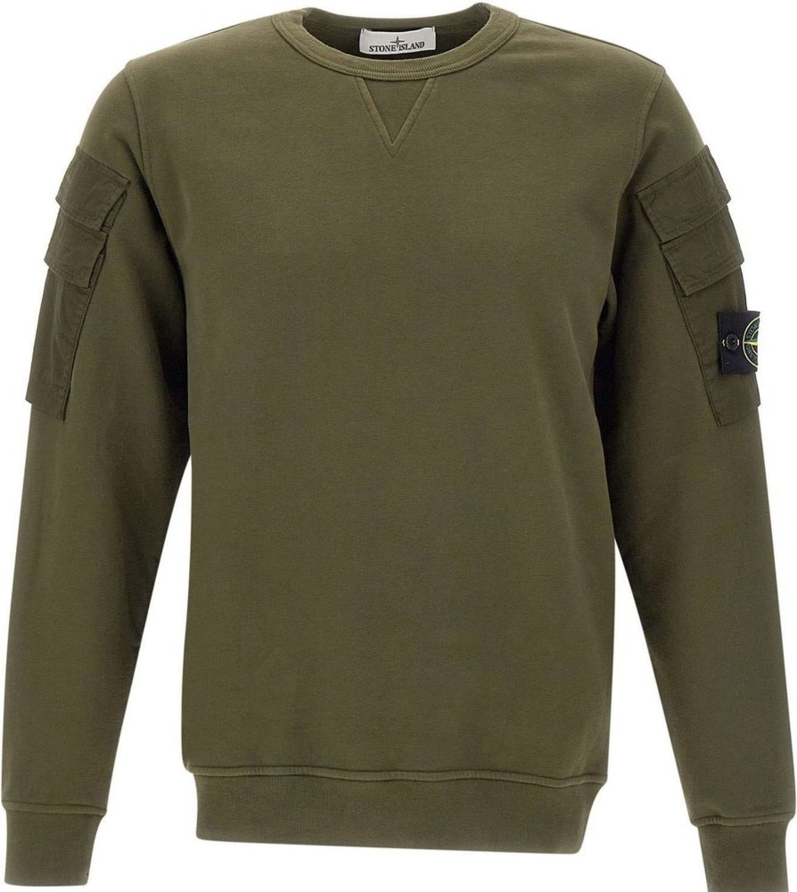 Heren Stone Island | Stone Island Sweaters Green Groen