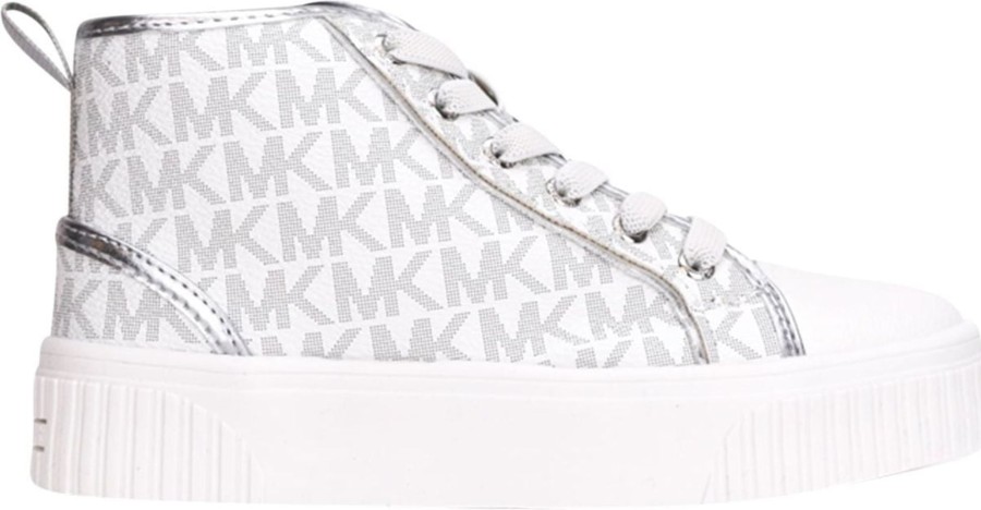 Kids Michael Kors Sneakers | Michael Kors Skate Split Sneaker Wit Wit