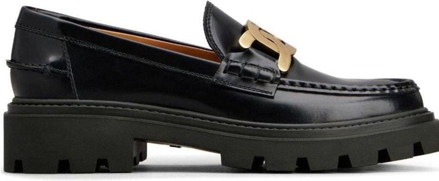 Dames Tod's | Tod'S Flat Shoes Black Zwart