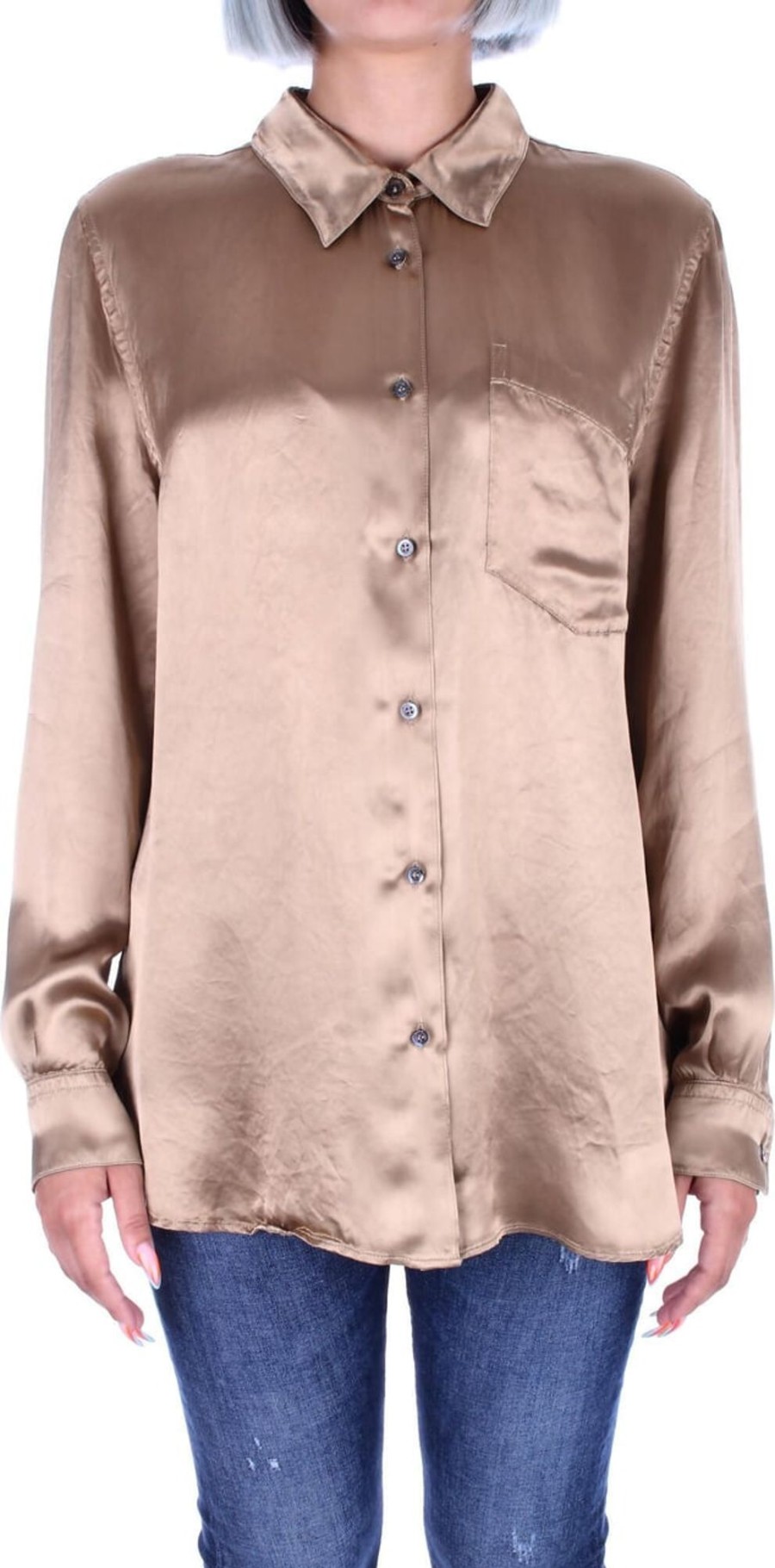 Dames Aspesi | Aspesi Shirts Camel Beige Beige