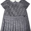 Kids Fendi Colberts | Fendi Fendi Kids Dresses Grey Grijs