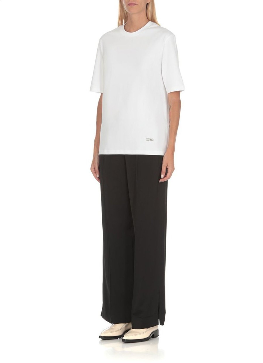 Dames Jil Sander | Jil Sander T-Shirts And Polos White Neutraal