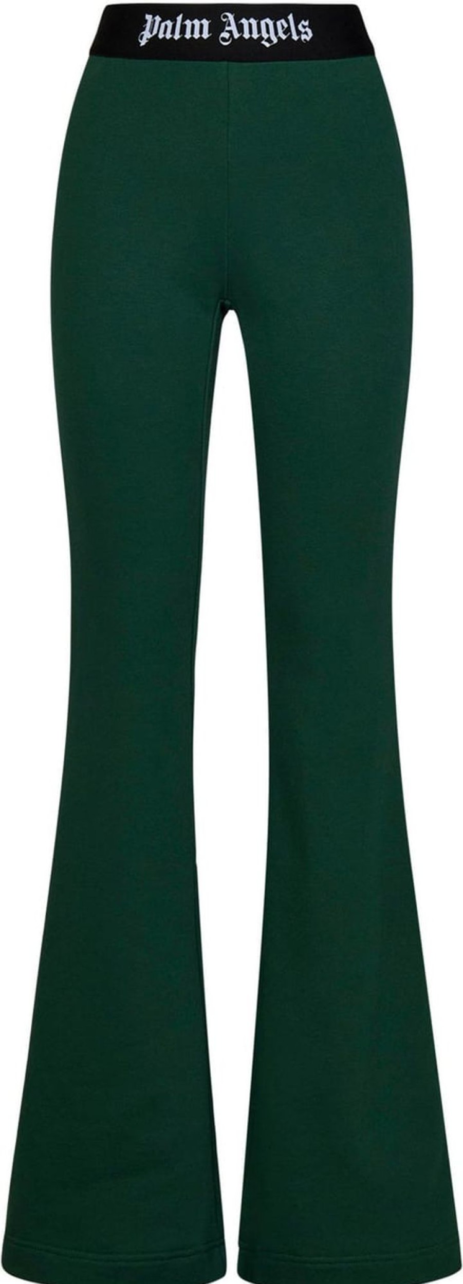 Dames Palm Angels | Palm Angels Palm Angels Trousers Green Groen