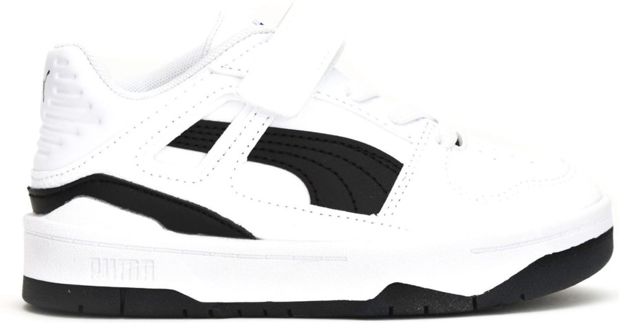 Kids Puma Sneakers | Puma Slipstream Sneaker White-Black Wit