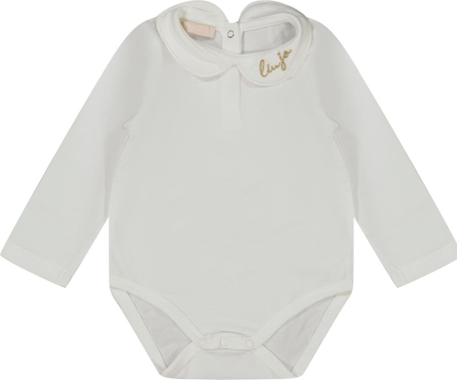 Kids Liu Jo Rompers | Liu Jo Liu Jo Meisjes Romper Off White Wit