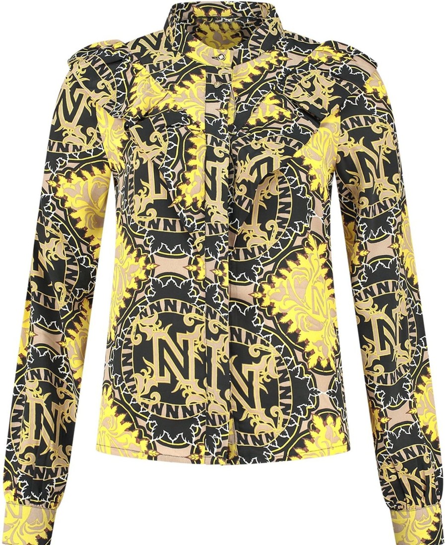 Dames Nikkie | Nikkie Vera Printed Blouse Wit