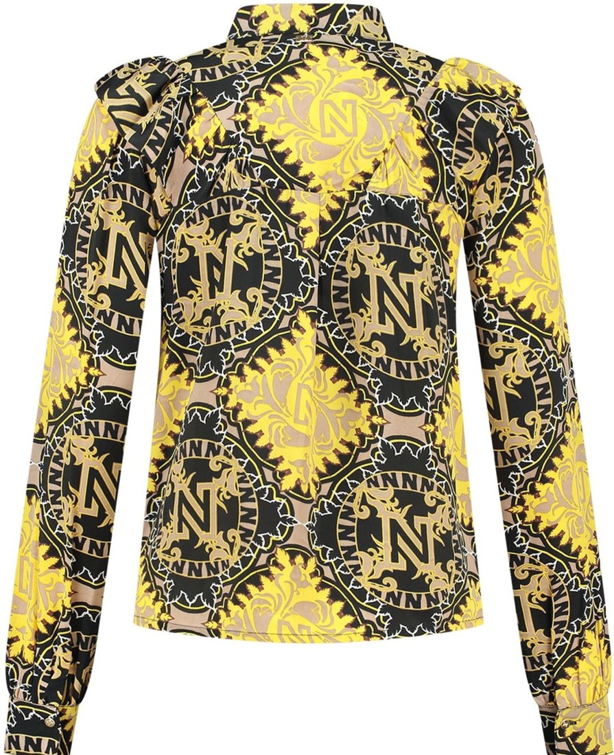 Dames Nikkie | Nikkie Vera Printed Blouse Wit