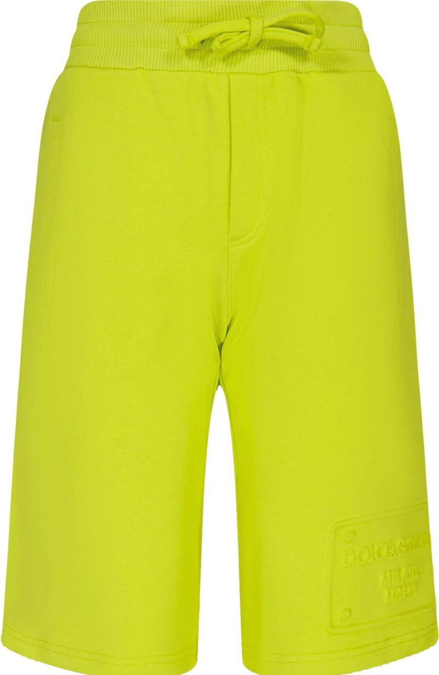 Kids Dolce & Gabbana Shorts | Dolce & Gabbana Dolce & Gabbana Kinder Jongens Shorts Fluor Groen Groen