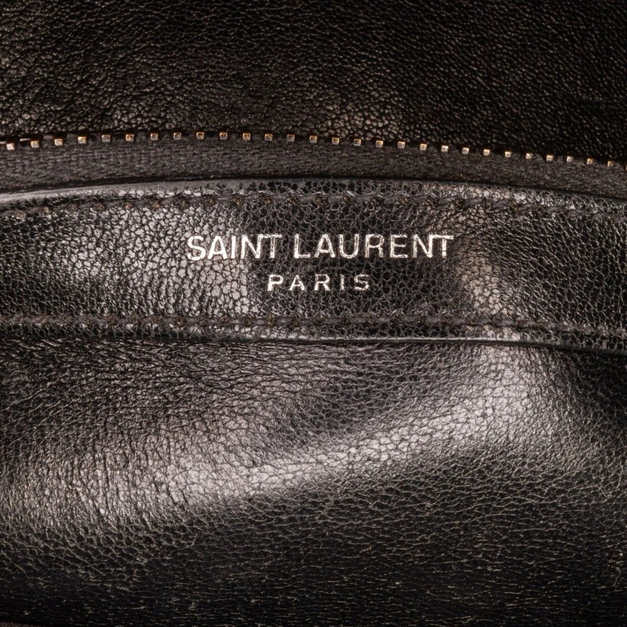 Dames Saint Laurent | Saint Laurent Small College Satchel Zwart