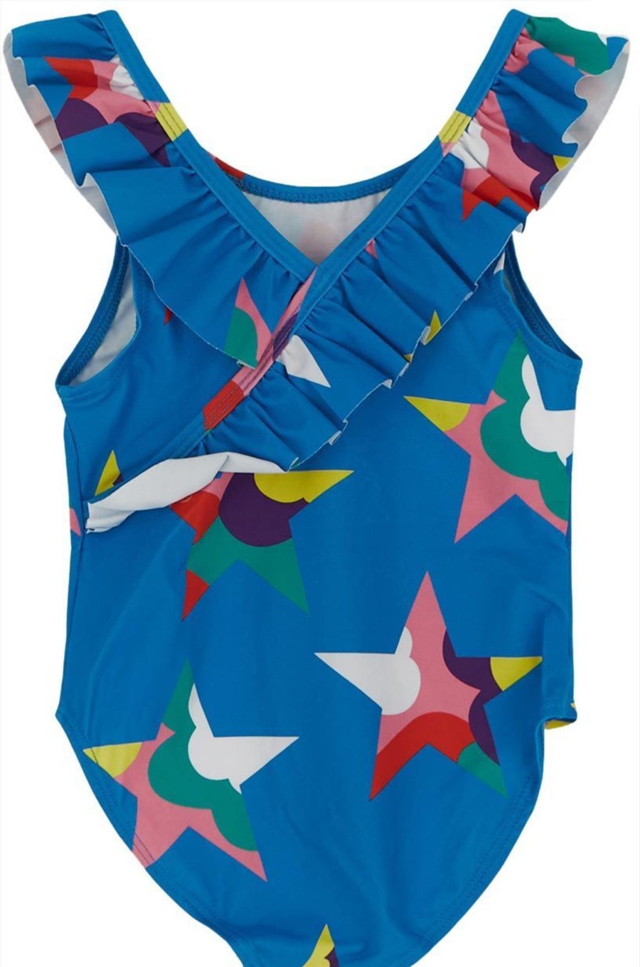 Kids Stella McCartney Badkleding | Stella Mccartney Baby Multicolor Stars Swimsuit Blauw