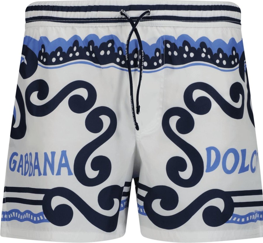 Kids Dolce & Gabbana Badkleding | Dolce & Gabbana Dolce & Gabbana Kinder Zwemkleding Licht Blauw Blauw