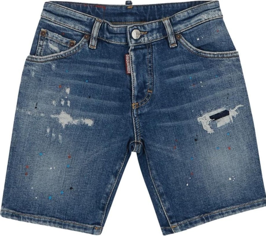 Kids Dsquared2 Shorts | Dsquared2 Shorts Blauw