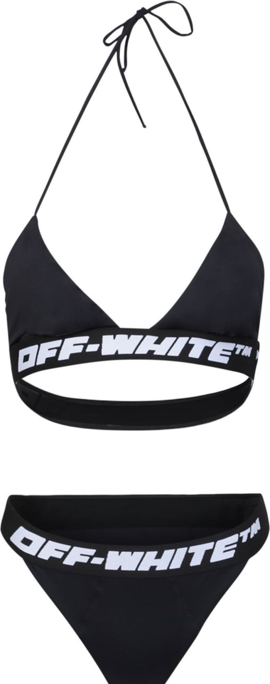 Dames OFF-WHITE | Off-White Off-White Black Swimwear Zwart