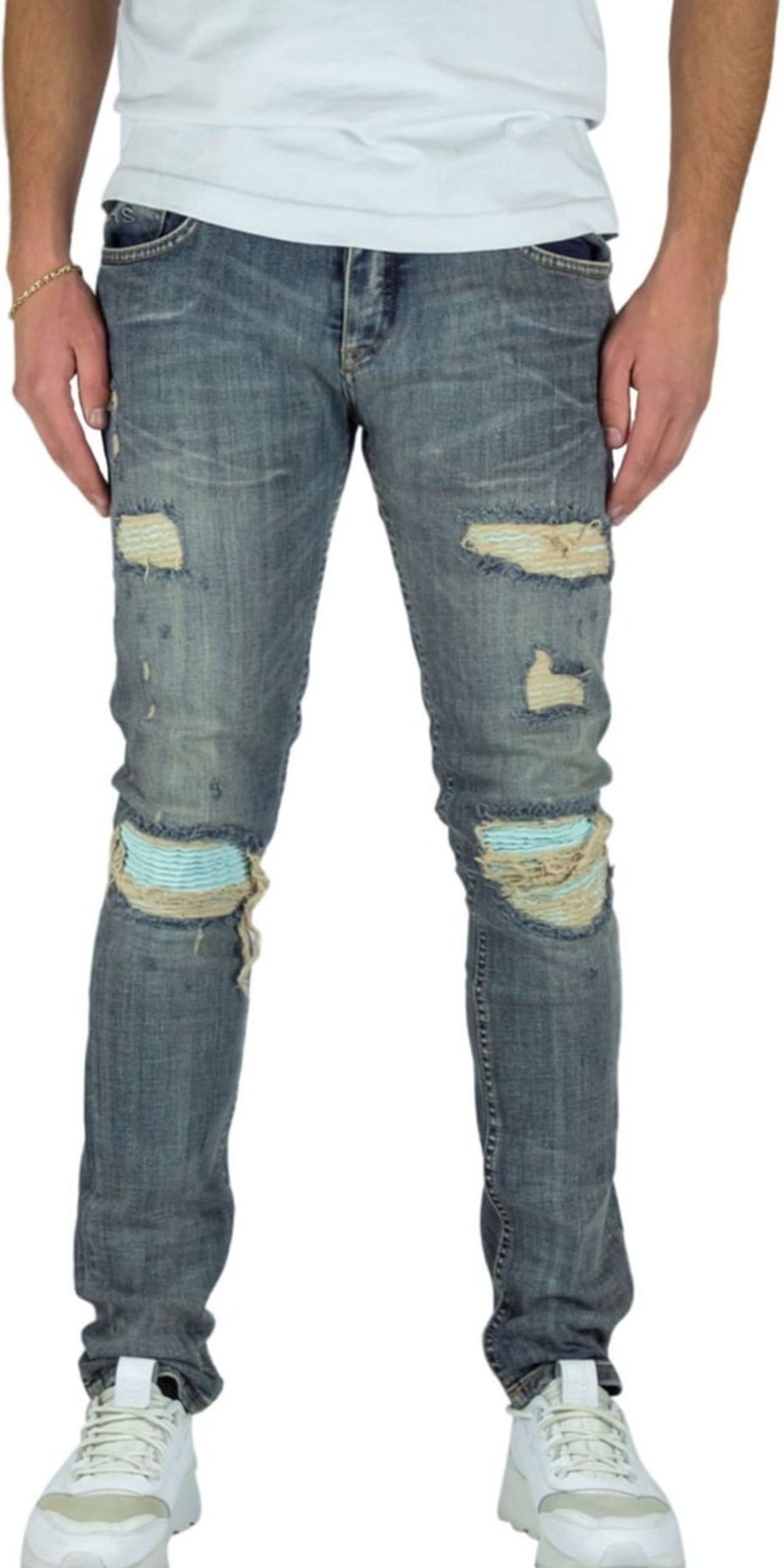 Heren Richesse | Richesse Force Light Blue Jeans Blauw