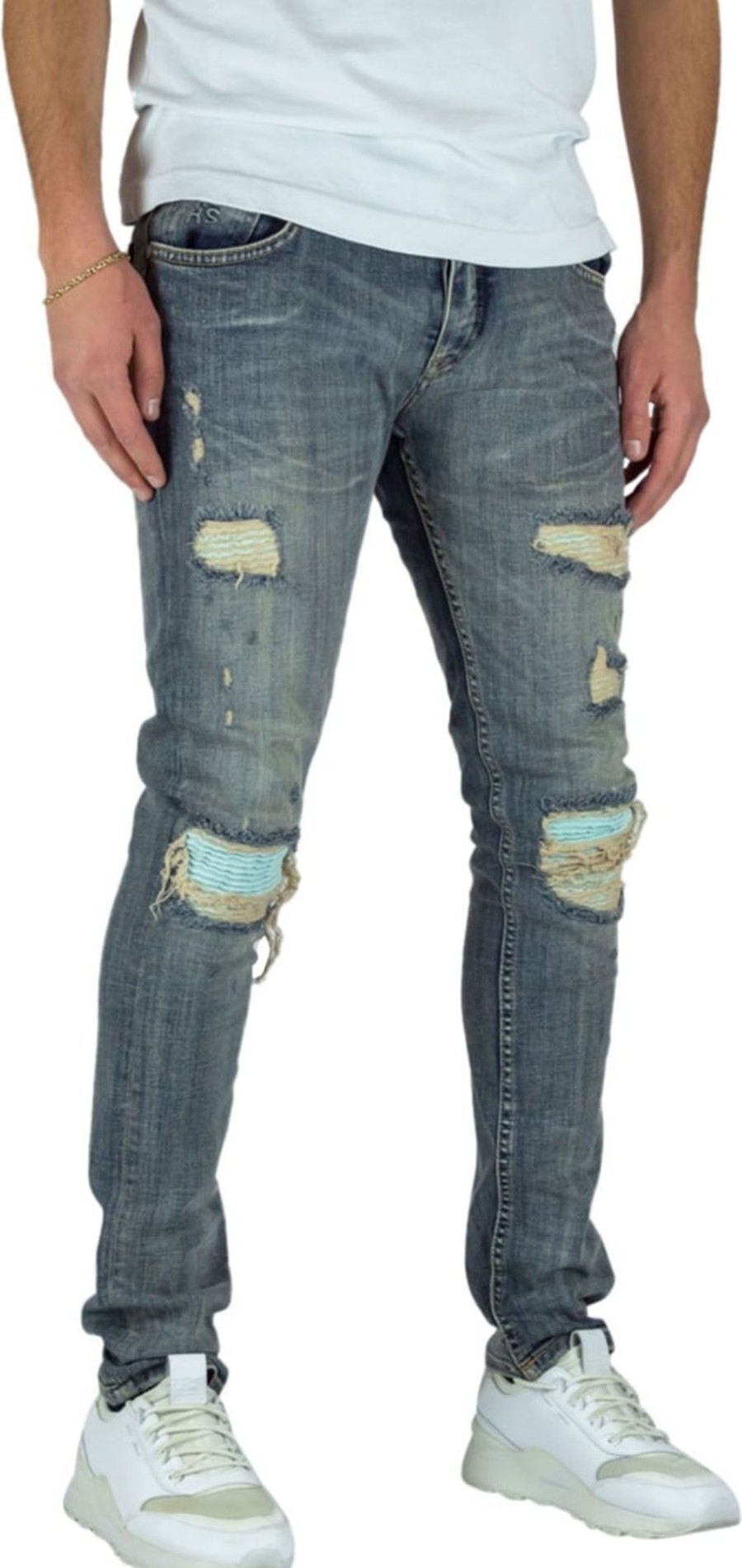 Heren Richesse | Richesse Force Light Blue Jeans Blauw