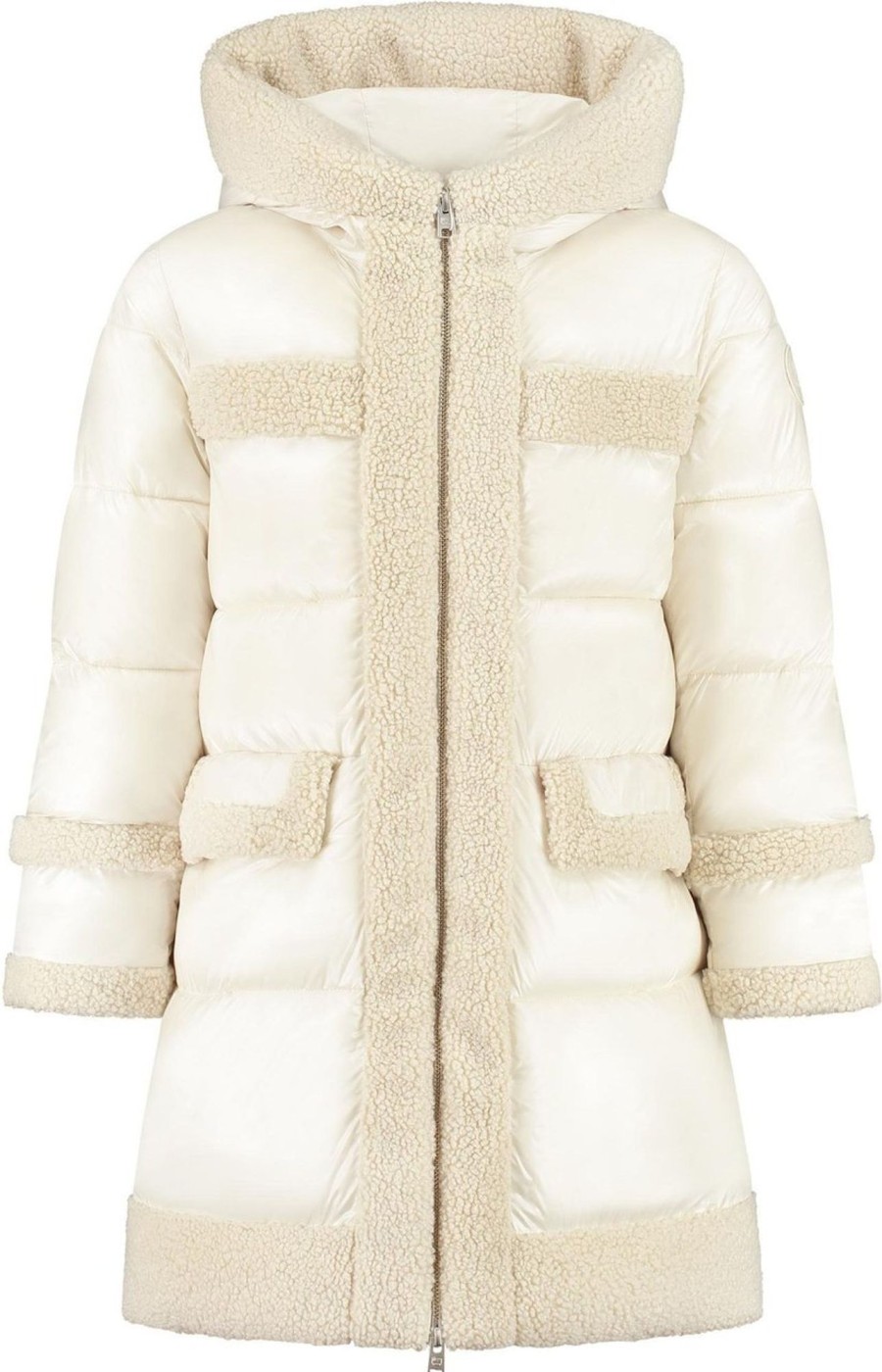 Kids Woolrich Jassen | Woolrich Curly Glossy Parka Beige