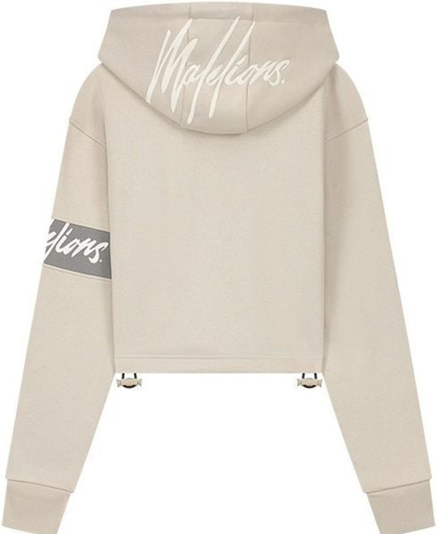 Dames Malelions | Malelions Women Captain Crop - Taupe Taupe