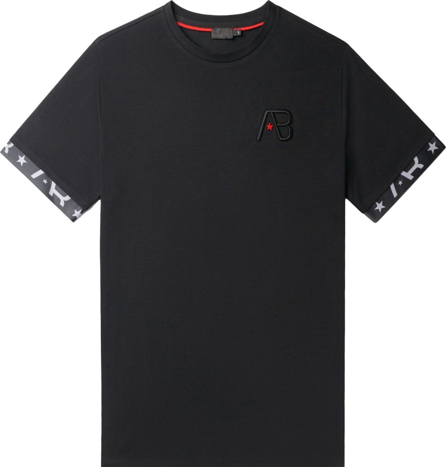 Heren AB Lifestyle | Ab Lifestyle Tokio Tee Jet Black Zwart