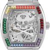 Heren Philipp Plein | Philipp Plein Pwbaa1423 The $Keleton Automatisch Horloge 44 Mm Zilver