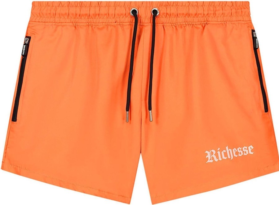 Heren Richesse | Richesse Paradise Orange Zwemshort Oranje