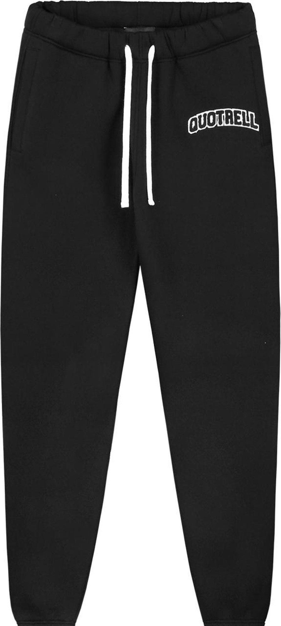 Heren Quotrell | Quotrell University Pants | Black/White Zwart