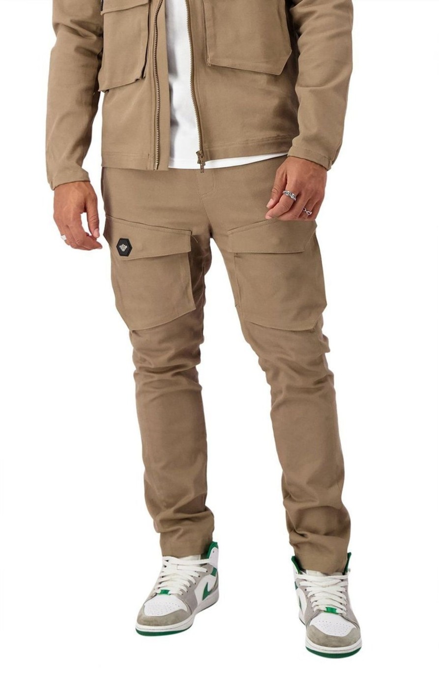 Heren Black Bananas | Black Bananas Hex Cargo Pants Beige