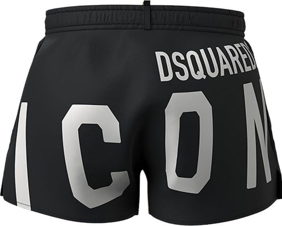 Kids Dsquared2 Badkleding | Dsquared2 Zwembroek Zwart