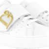 Kids Dsquared2 Schoenen | Dsquared2 D Statement Sneakers Box Sole Lace+Strap Wit