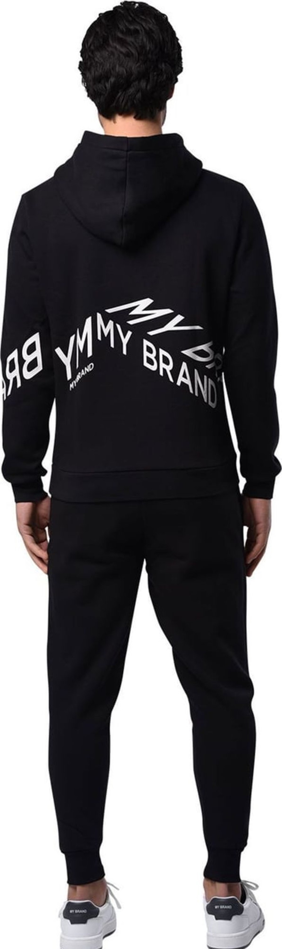 Heren My Brand | My Brand Mb Knees Joggingsuit Black Zwart