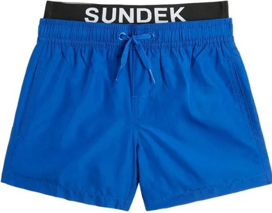 Kids Sundek Badkleding | Sundek Zwembroek Jongens Blauw Blauw