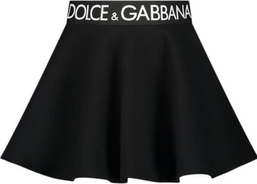 Kids Dolce & Gabbana Rokken | Dolce & Gabbana Skirt Zwart