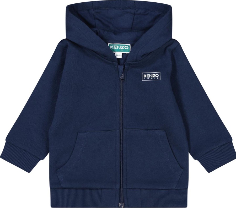 Kids Kenzo Vesten | Kenzo Kenzo Kids Baby Jongens Vesten Navy Blauw