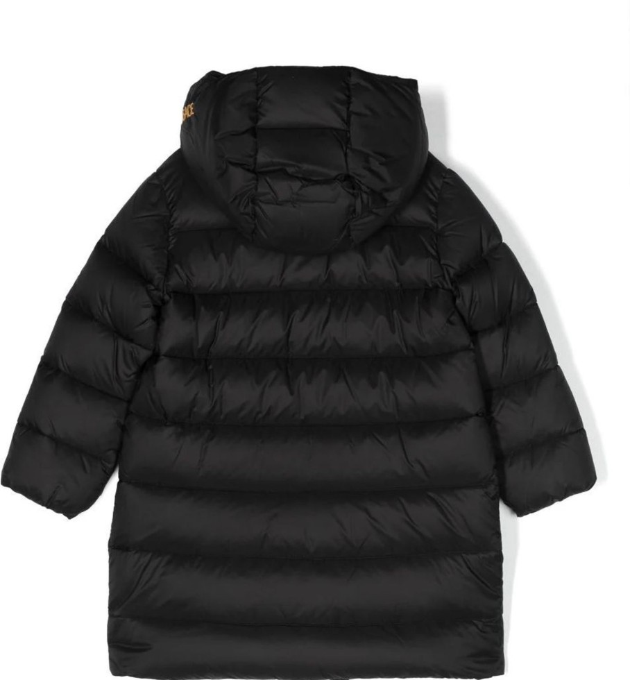 Kids Versace Jassen | Versace Down Jacket Black Zwart