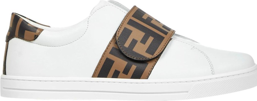 Kids Fendi Schoenen | Fendi Fendi Kids Sneakers White Wit