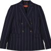 Dames Max Mara | Max Mara Max Mara Studio Acume Blazer Blauw