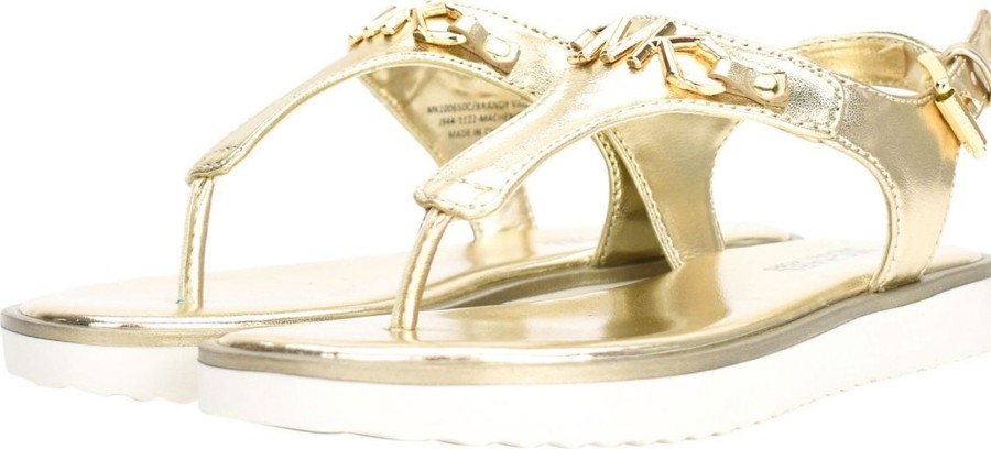 Kids Michael Kors Sandalen | Michael Kors Brandy Vaila Sandaal Gold Goud