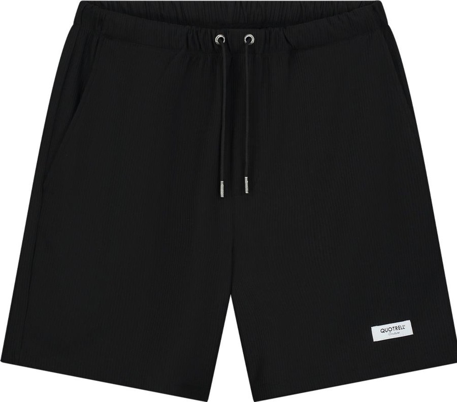 Heren Quotrell | Quotrell Quotrell Couture - Avignon Shorts | Black Zwart