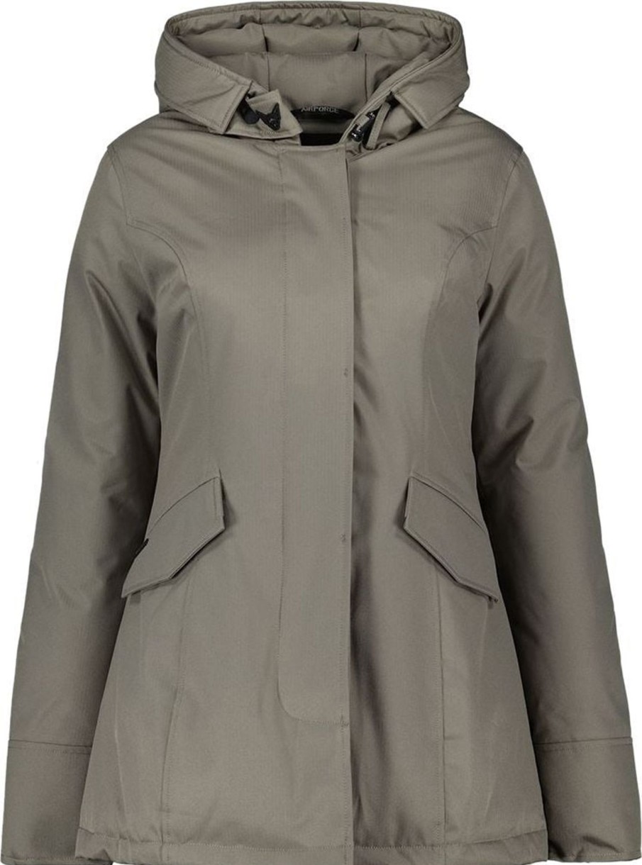 Dames Airforce | Airforce 2 Pocket Parka Beige