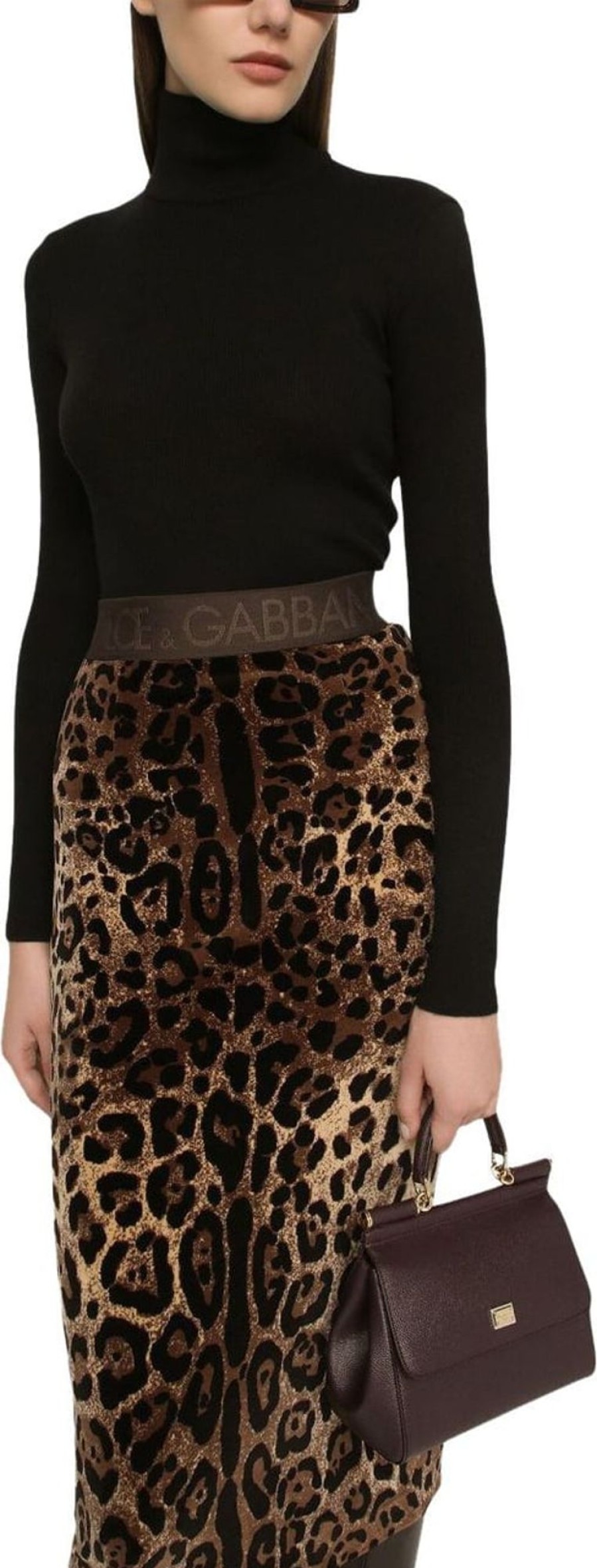 Dames Dolce & Gabbana | Dolce & Gabbana Skirts Brown Bruin