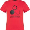 Kids Peuterey Tops | Peuterey Carpinus S6 Kid - T-Shirt Met Gedrukt Logo Op De Voorkant Rood