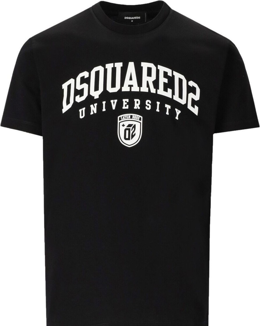 Heren Dsquared2 | Dsquared2 Cool Fit Black T-Shirt Black Zwart