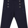 Kids Chloé Broeken | Chloe Chloe Baby Meisjes Broek Navy Blauw