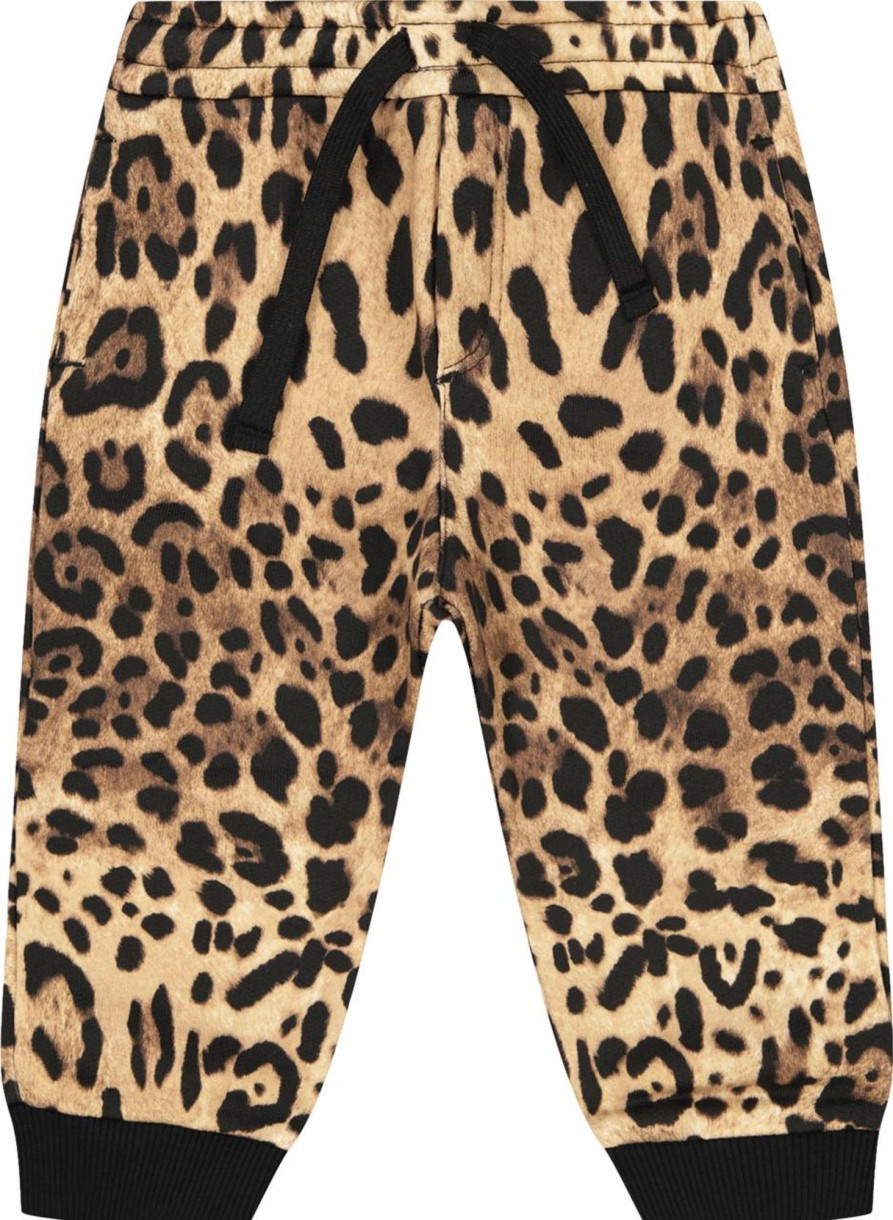 Kids Dolce & Gabbana Broeken | Dolce & Gabbana Dolce & Gabbana Baby Meisjes Broek Panter Dierenprint